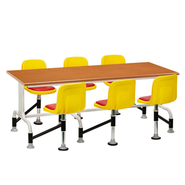 IH-7219 6인 식당용 테이블 의자 세트 (등받이有)