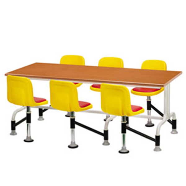IH-9019 6인 식당용 테이블 의자 세트 (등받이有)