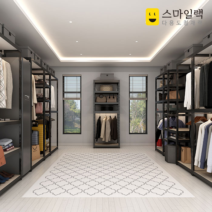스마일랙 드레스룸 철재행거 W600*D600