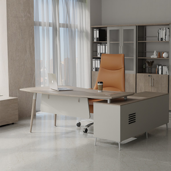 IH-6246 화이트오크8 중역책상(LMD-608)