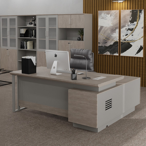 IH-6241 화이트오크1 중역책상(LMD-601)