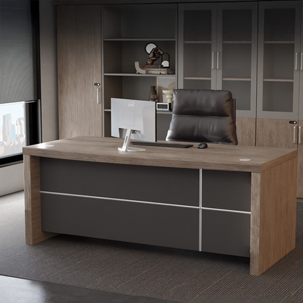 IH-6243 화이트오크6 중역책상(라운드형/LMD-615R)