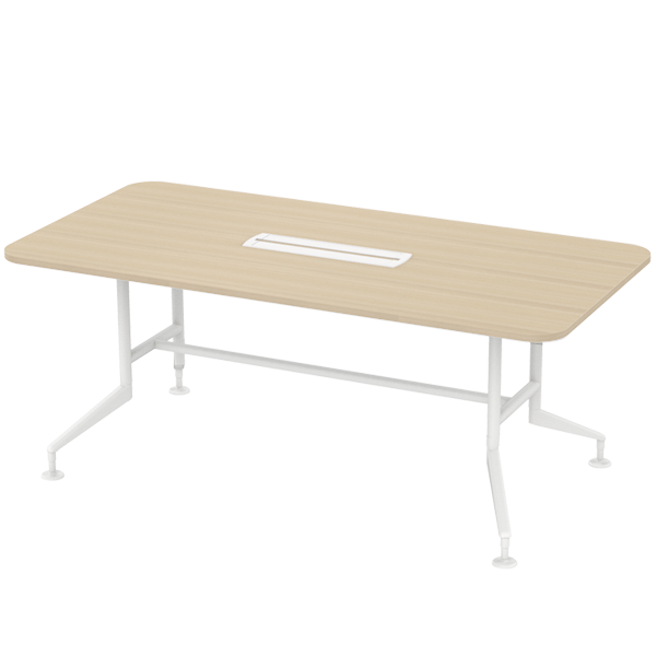 IS-1393 심플즈 컨포인 테이블 (NO.104 화이트프레임)
