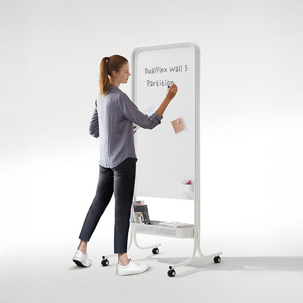 듀얼플렉스 월3 파티션 높이1840mm (양면 화이트보드형)