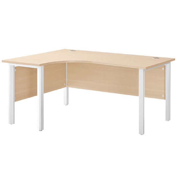 IH-1003 알파 L자형 책상 (상판 18T/23T 택1)*가림판포함